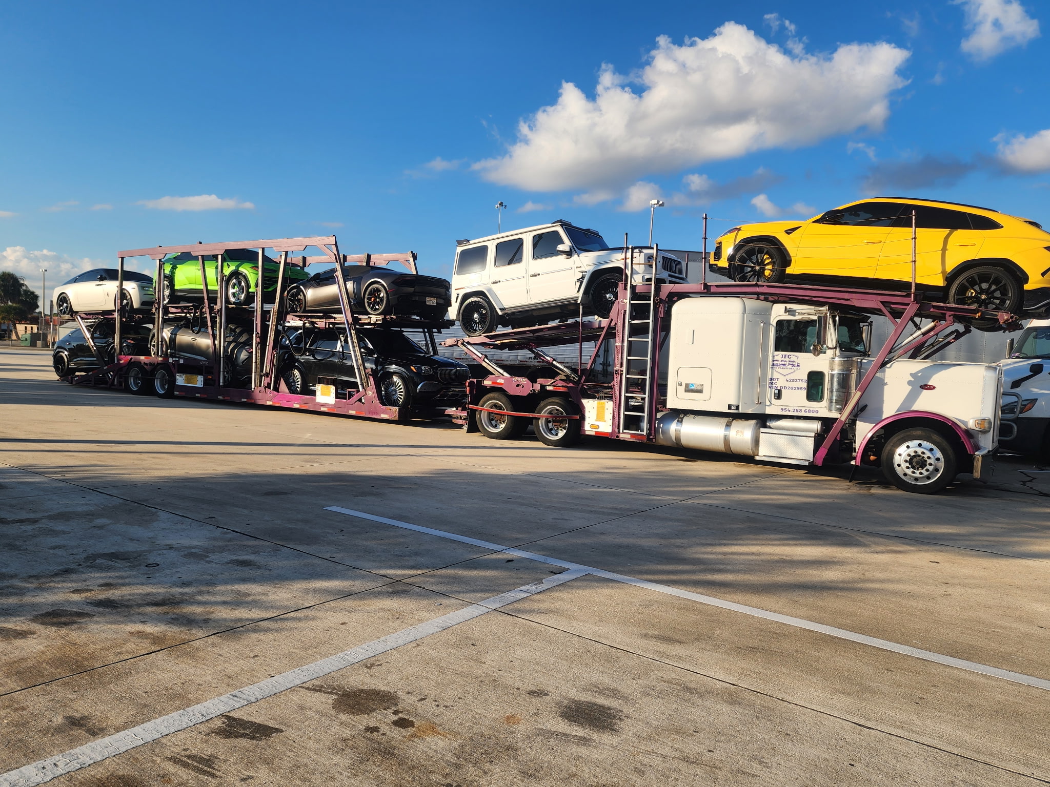 JFC Auto Transport vehicle hauler
